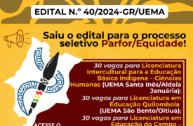 Proetnos/Uema abre processo seletivo para o preenchimento de 90 vagas em novas turmas